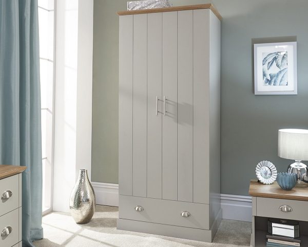 kendal 2 door 1 drawer wardrobe